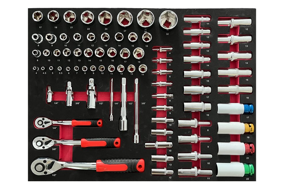 Drawer 1 — Sockets & Ratchets
